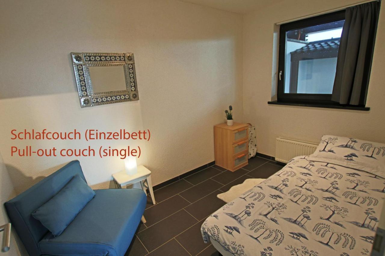Hunsrück Valley View Apartment with Cedar SAUNA Bruschied Exterior foto